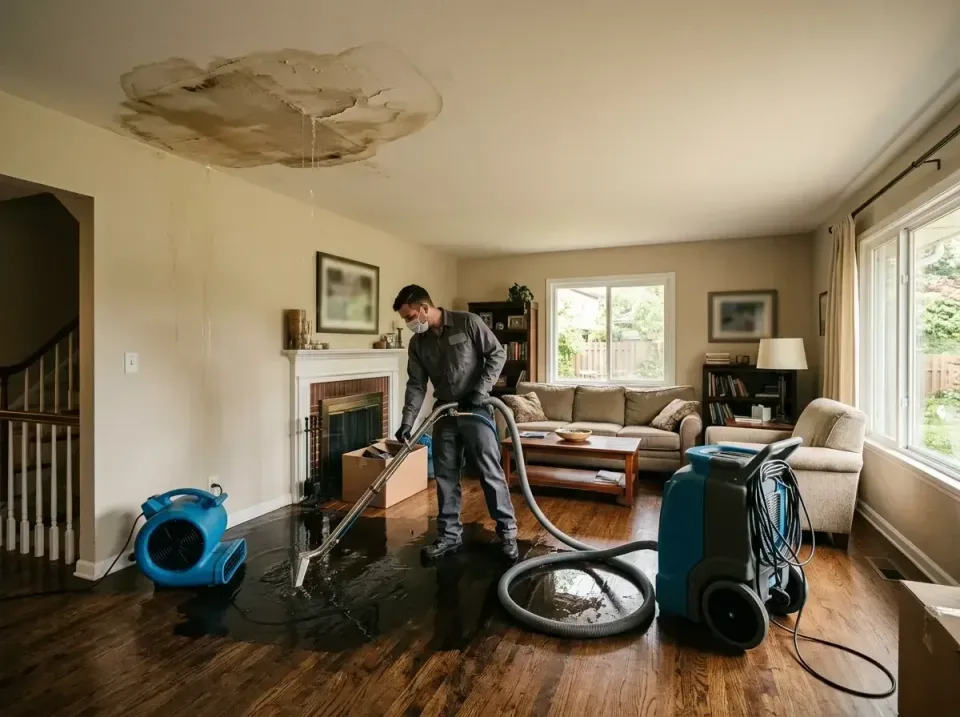 attic-pipe-burst-ceiling-drip-008 — frequently asked questions, Water Damage Restoration & Carpet Care in Buffalo, MO